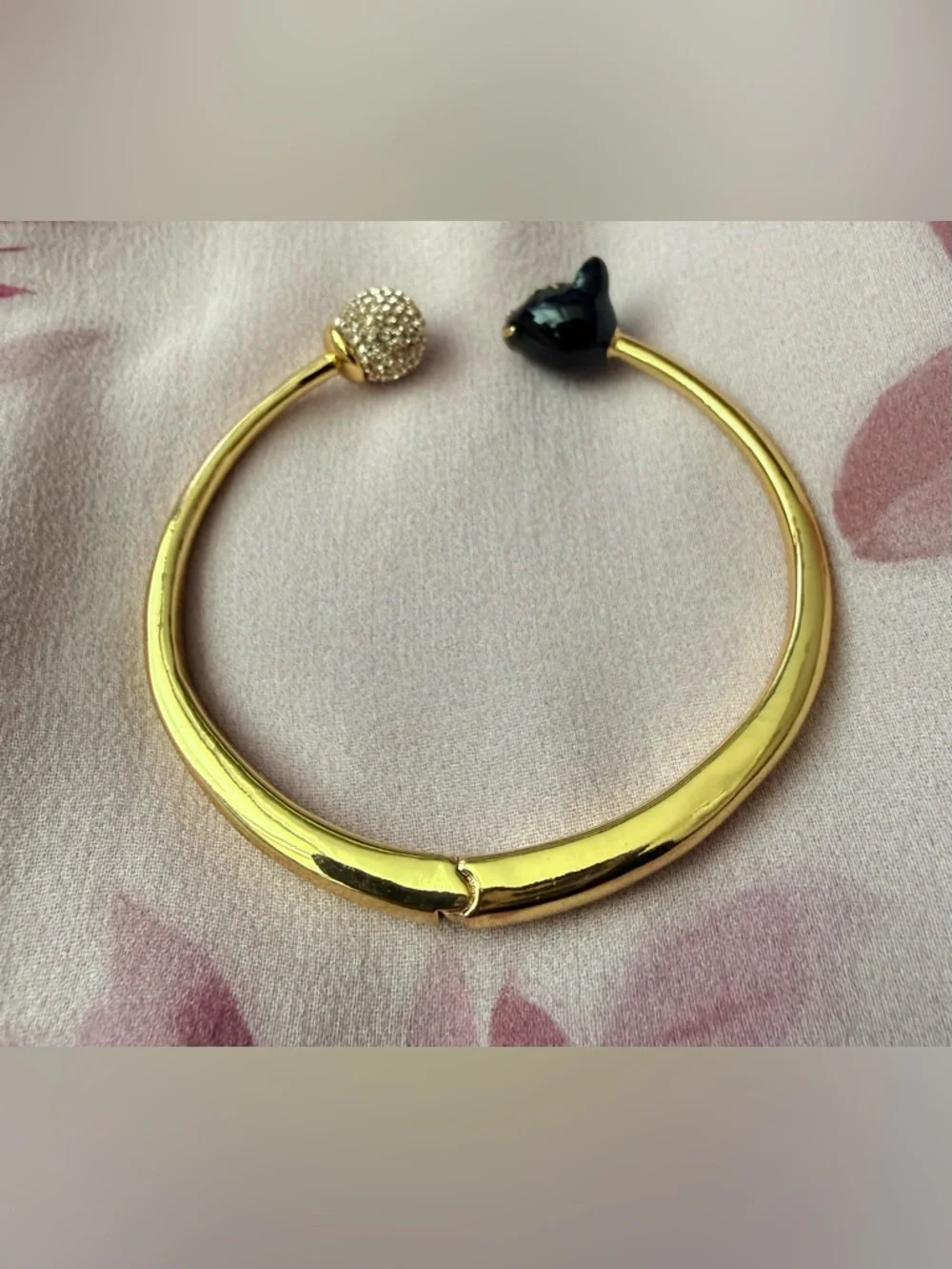 Kate Spade House Cat Hinged Cuff Bracelet - Picture 4 of 8